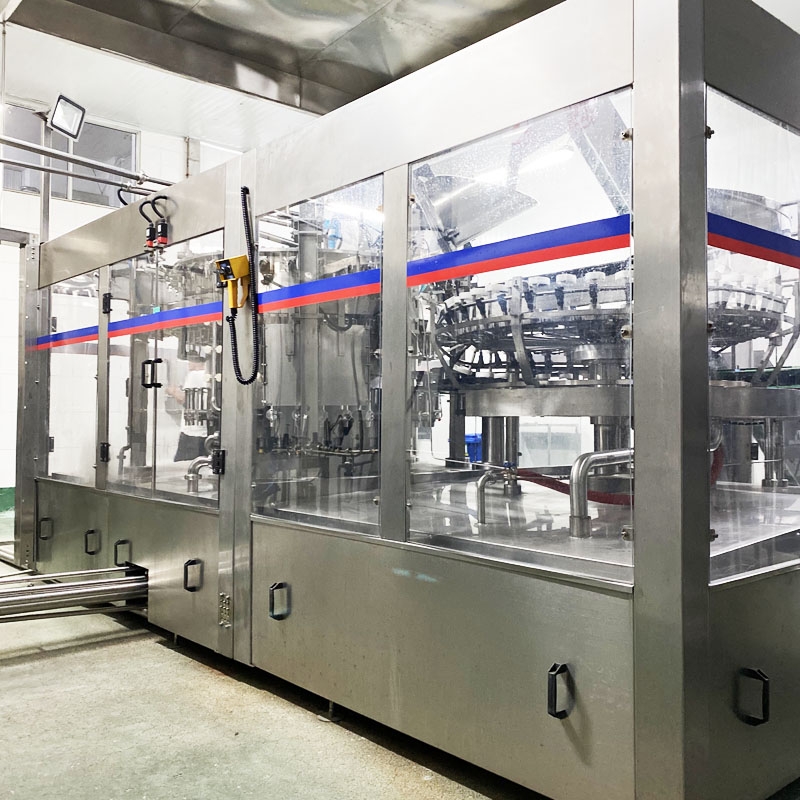 四合一玻璃瓶碳酸飲料灌裝機